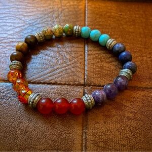 7 Chakra Rainbow Stone Bracelet